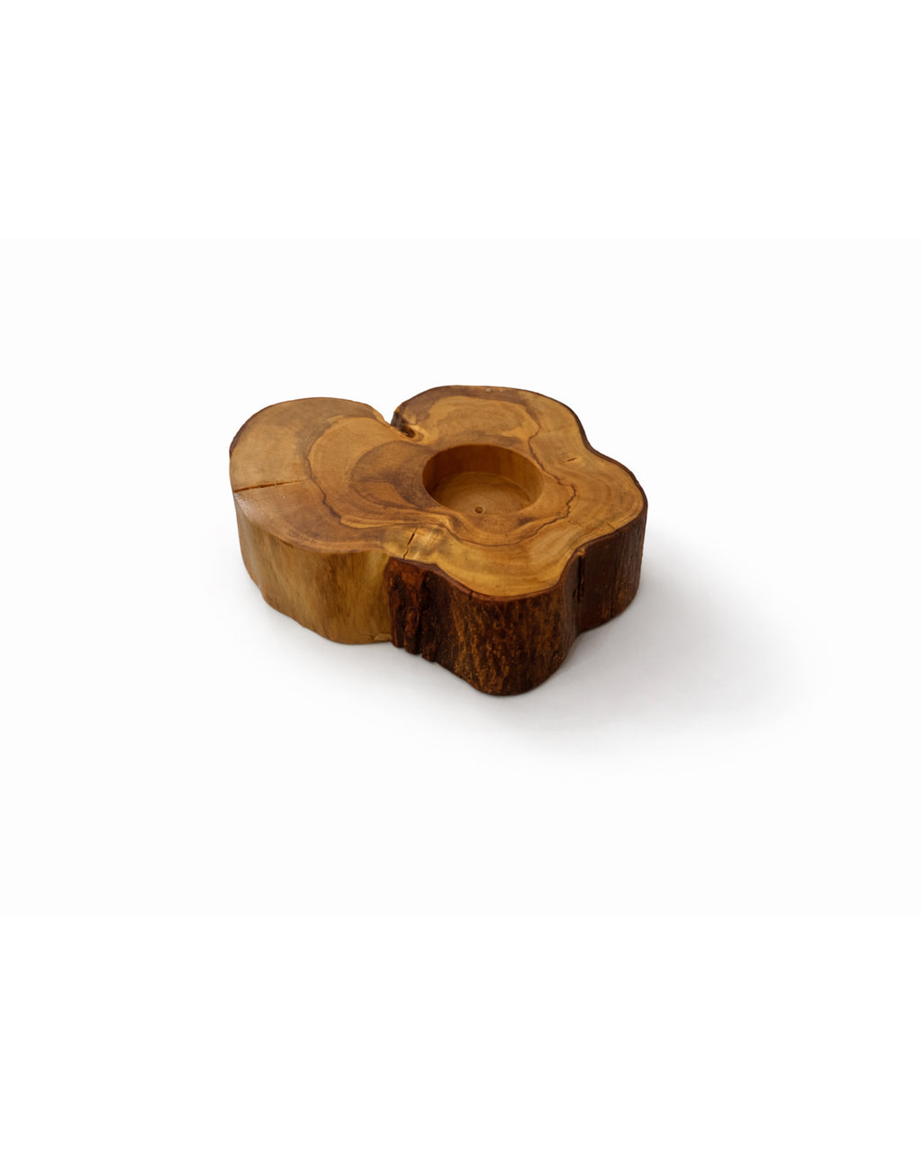 Raw candle holder