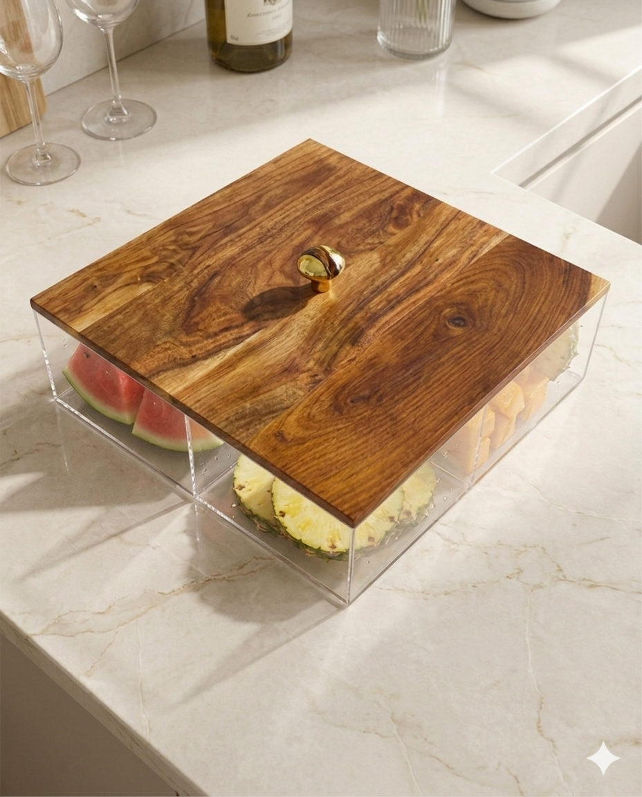 Acrylic storage box