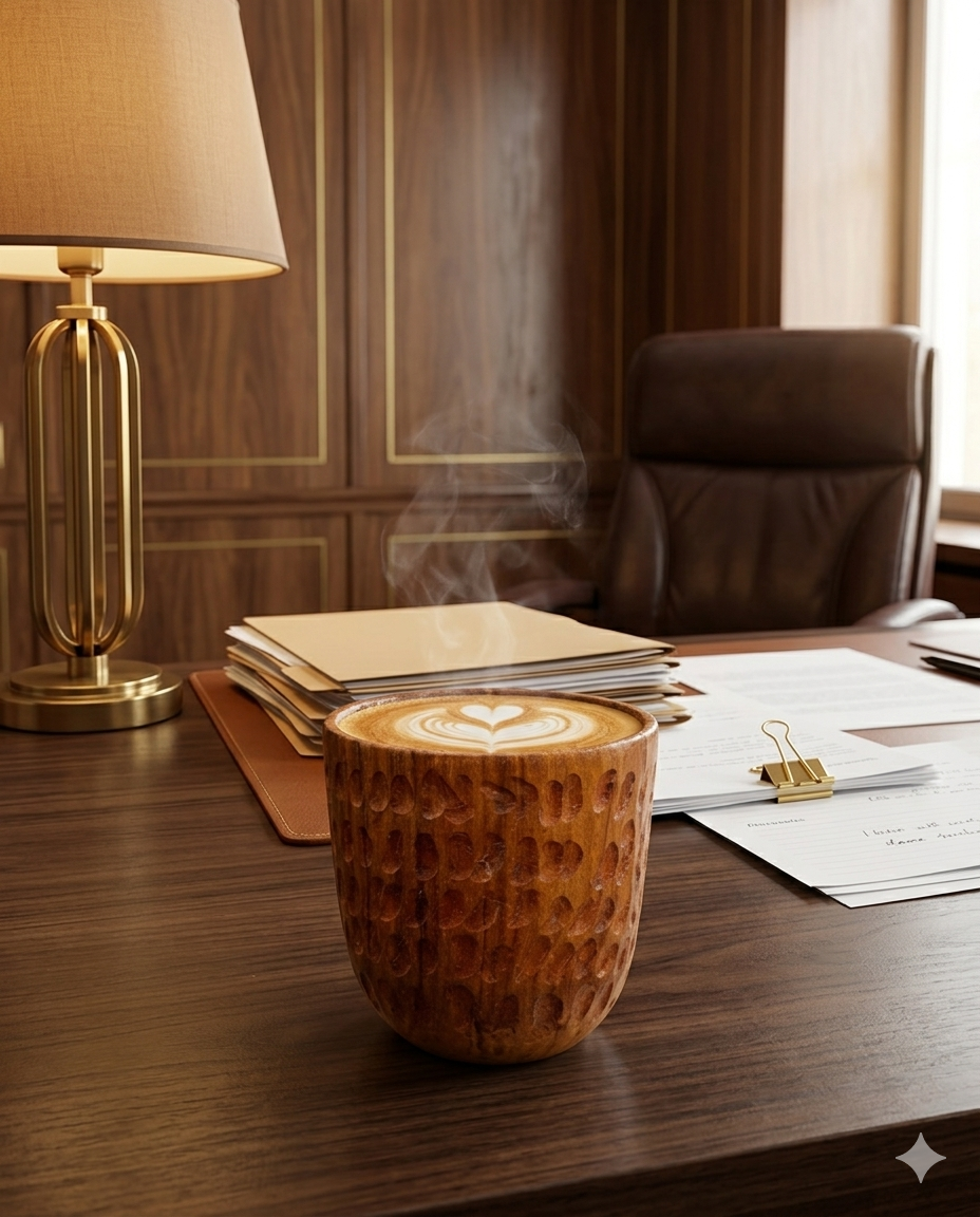 Engraved cup