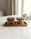 Acrylic storage set